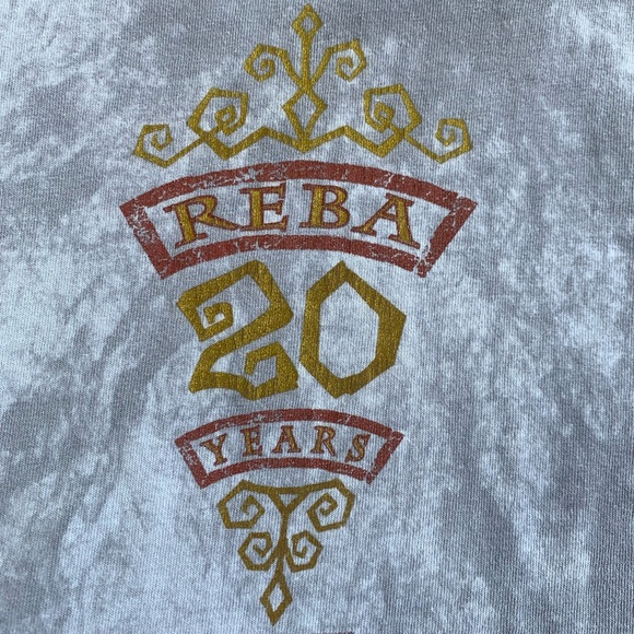 Vintage 90s Reba 20 Years Starting Over 1995 Promo Album Tie dye T-shirt  2XL - Picture 6 of 9